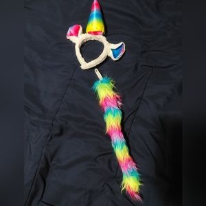 Unicorn Headband & Tail
